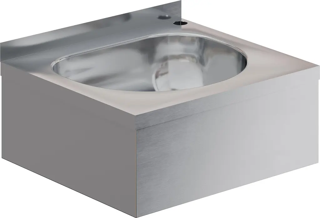 Рукомойник настенный с бортом RESTOINOX РН-50/45/20-Б