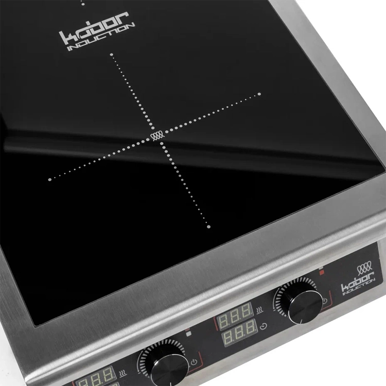 Плита индукционная на открытой подставке 2 конфорки Кобор I9-2S