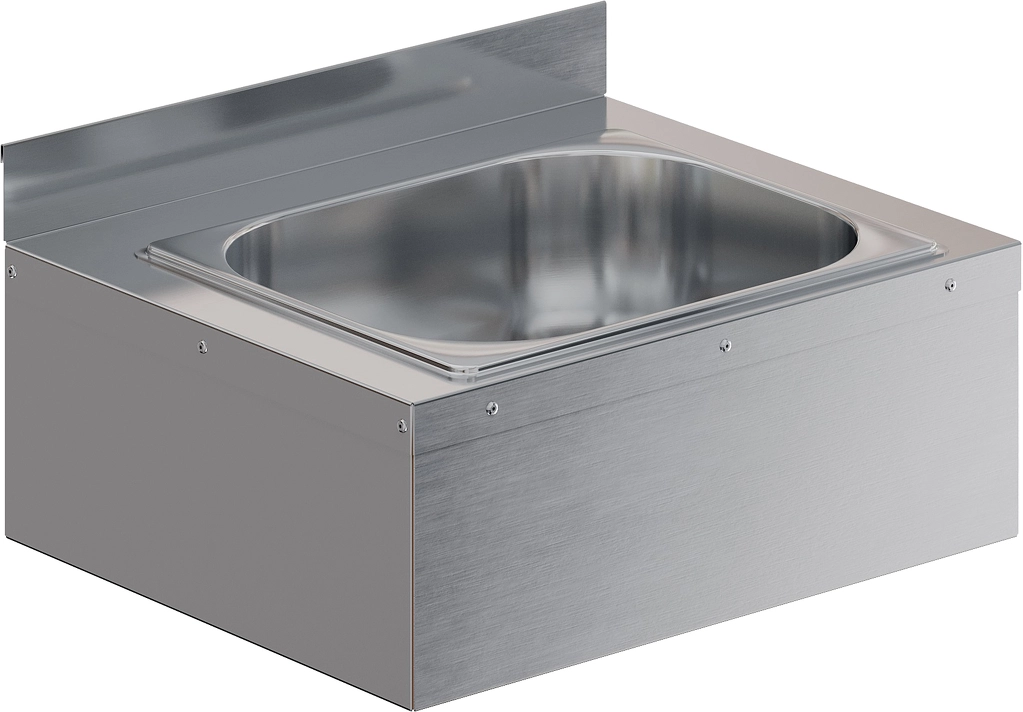 Рукомойник настенный с бортом RESTOINOX РН-40/33-Б