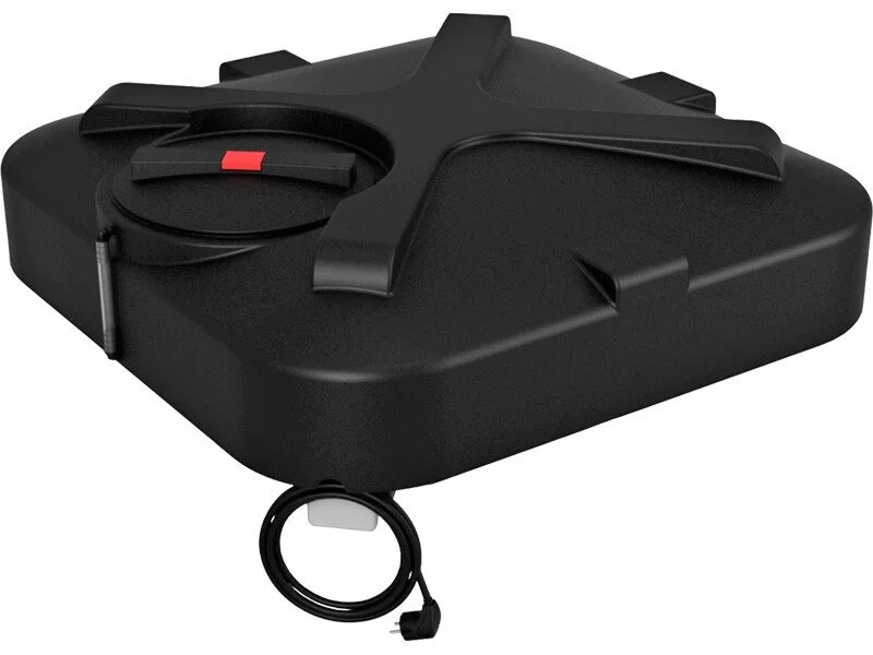 Бак для душа 200 литров с подогревом Б-200 чёрный