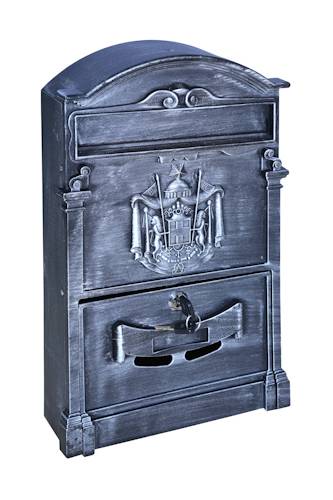 Шкафчик для корреспонденции - ВН-12 серый антик