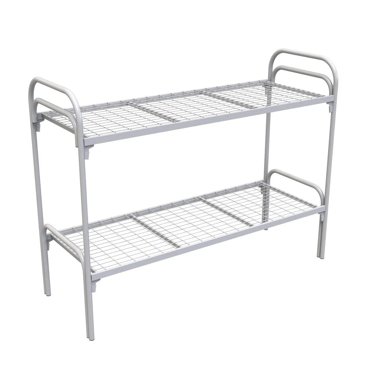 Фото кровать металлическая двухъярусная км-2.40/190х80