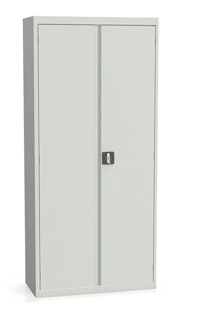 Фото - архивный шкаф металлический — шха-850(50), 1850x850x500 двухстворчатый с 3 полками, ral 7035, серый