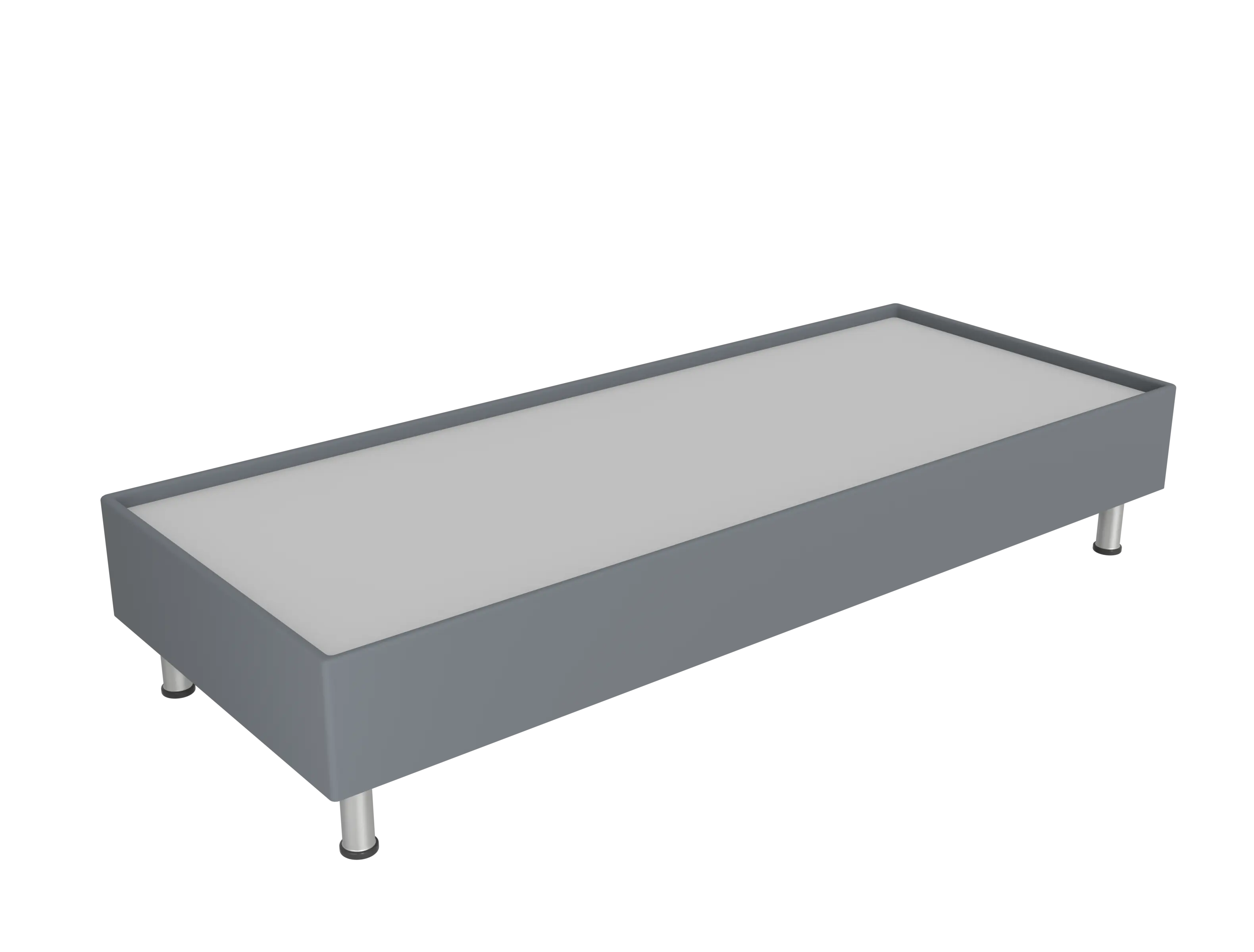 Spring box кровать СБ-200/90 серый