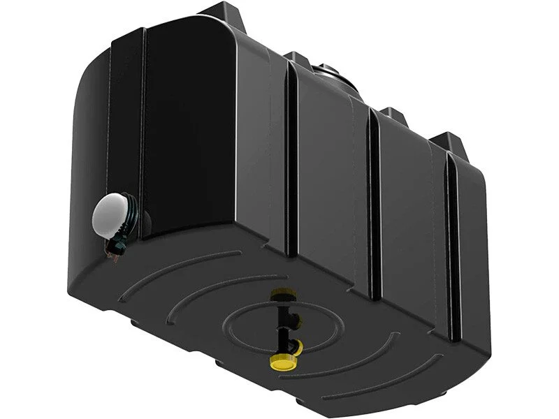 Бак для душа 200 литров с подогревом R 200 чёрный