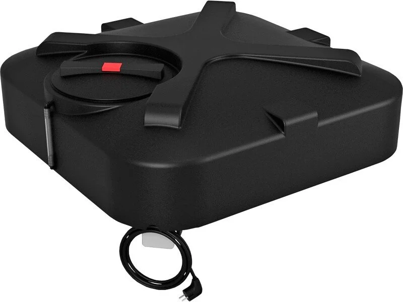 Бак для душа 250 литров с подогревом Б-250 чёрный