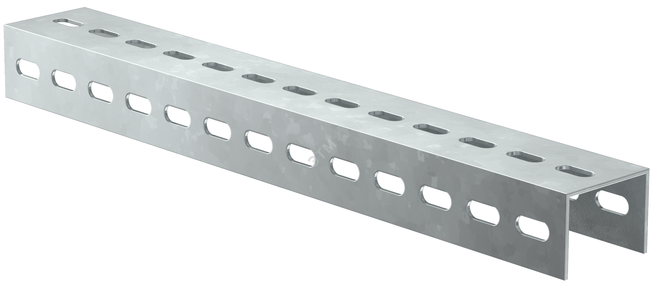 Профиль перфорированный 56х30х800 мм, толщина 2,5 мм, сендзимир