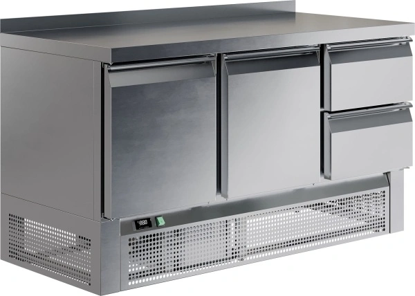 Стол морозильный RESTOINOX SHN-112GNE-B (нижн. расп. агр. 2 дв.+2 ящ.)