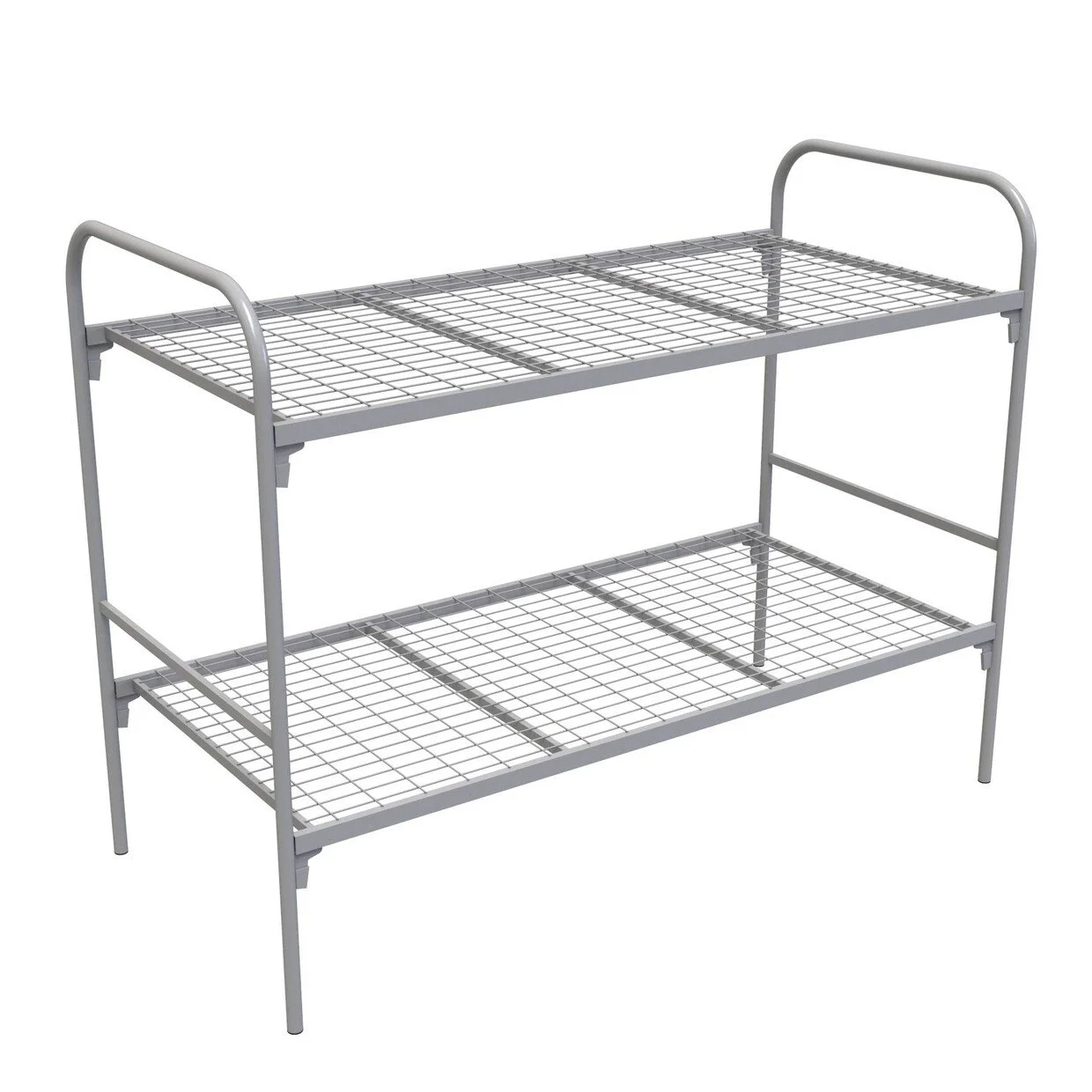 Фото кровать металлическая для рабочих км-2.32/200х90